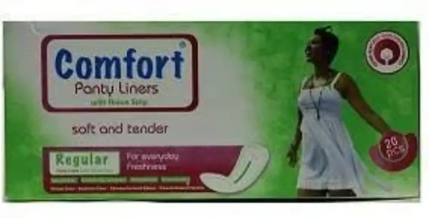 Comfort Pantyliners With Anion Strip 20 Pieces